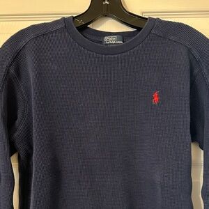 Polo by Ralph Lauren Boy’s Dark Blue Crewneck Henley